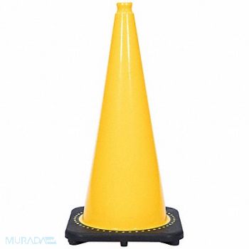 GRAINGER APPROVED Traffic Cone 7 lb Yellow Cone Color, 53WN63