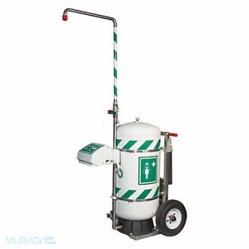 HUGHES SAFETY Portable Safety Shower and Eye/Face Wash, 34RU03