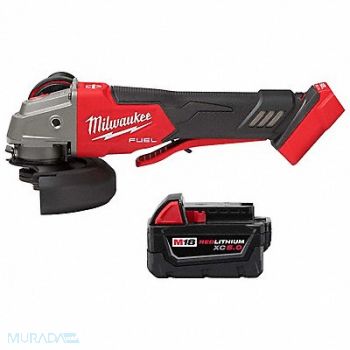 MILWAUKEE M18 FUEL Var Spd Brake Grinder 5.0 Pack, 387WH4
