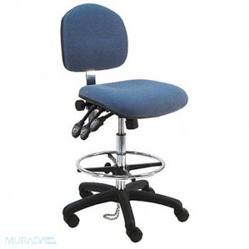 BENCHPRO Ergonomic Chair Fabric Blue, 28AD56