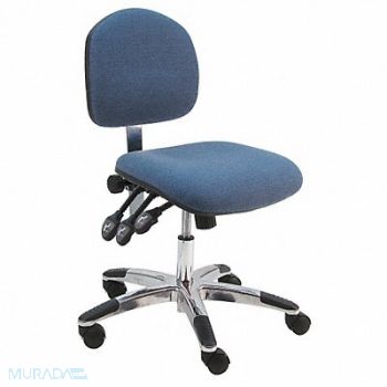 BENCHPRO Task Chair Fabric Blue 18 to 23 Seat Ht, 28AD65