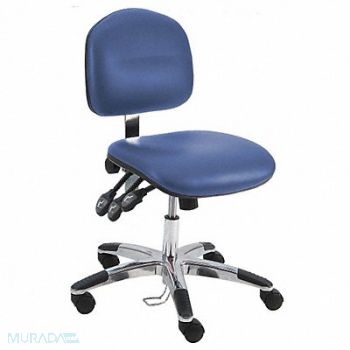 BENCHPRO Ergonomic Chair Vinyl Blue, 28AD69