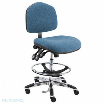 BENCHPRO Ergonomic Chair Fabric Blue, 28AD86