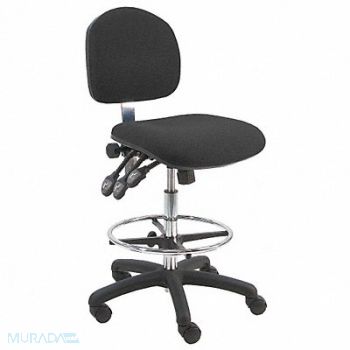 BENCHPRO Task Chair Fabric Black 21-31 Seat Ht, 28AD90