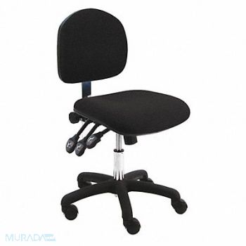 BENCHPRO Task Chair Fabric Black 17-22 Seat Ht, 28AD89