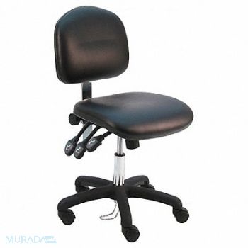 BENCHPRO Ergonomic Chair Vinyl Black, 28AD93