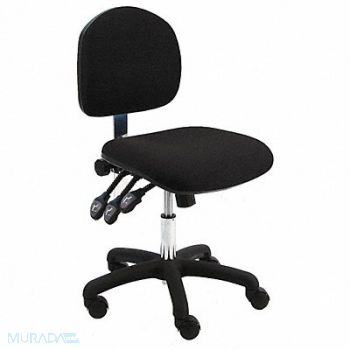 BENCHPRO Task Chair Fabric Black 17-22 Seat Ht, 28AE08