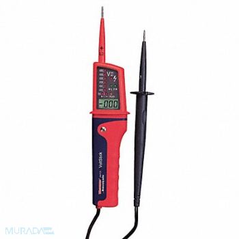 WESTWARD Voltage Tester CAT IV 600V LCD, 28AF75