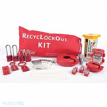 ZING Lockout/Tagout Kit Filled Electrical, 28AV76