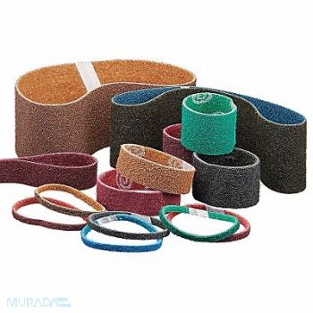 NORTON Sanding Belt 4in.Wx132in.L AO 220G PK2, 28CM15