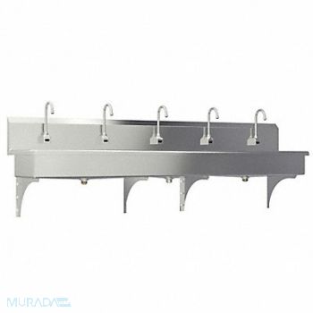 SANI-LAV SaniLav Wash Sta Rect 97inx16-1/2inx8in, 28DV85