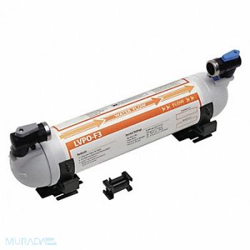 SHURFLO Inline Water Filter 3 gpm 16 H 125 psi, 28DZ97