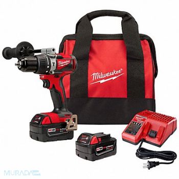 MILWAUKEE Hammer Drill Kit 18.0V 1/2 Chuck Size, 488D92