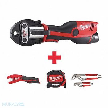 MILWAUKEE Cordless Press Tool Kit w/Battery 12.0V, 290J33