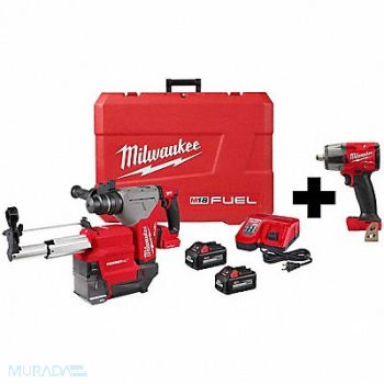 MILWAUKEE M18 1-1/8 SDS+ Rotary M18 1/2 MTIW, 388RZ7