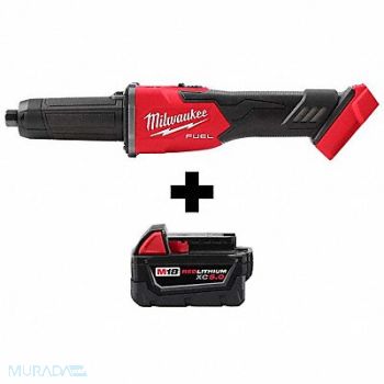 MILWAUKEE Braking Die Grinder M18 XC5.0 Battery, 388RW7