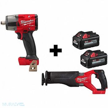 MILWAUKEE M18 1/2 MTIW M18 SAWZALL 2PK M18 6.0, 388TD2