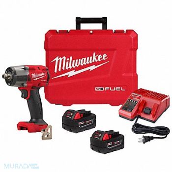 MILWAUKEE Impact Wrench Kit 1/2, 794JM2