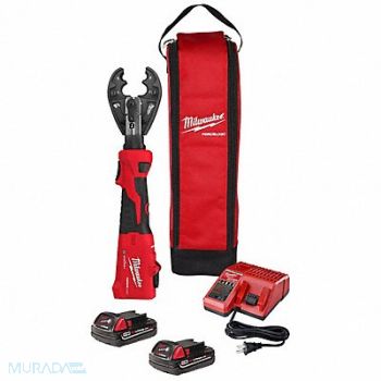 MILWAUKEE Cordless Crimping Tool Kit Scissor, 61UU67