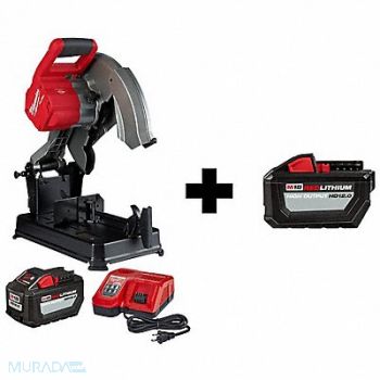 MILWAUKEE M18 14 Chop Saw Kit. HD12.0 Bat Pack, 382YT7