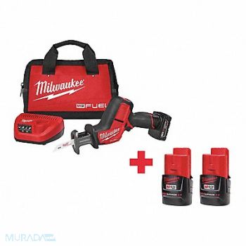 MILWAUKEE Cordless Recip Saw Kit 3000 SPM 12VDC, 299V30
