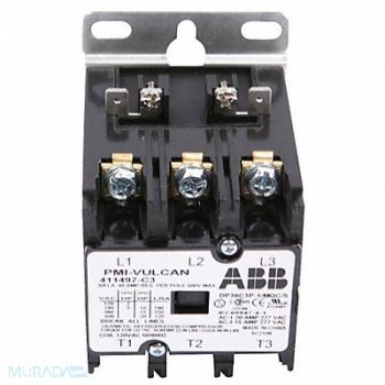 VULCAN HART Contactor 3 Pole 1, 29AA16