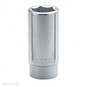 WRIGHT TOOL Socket 3/4 in Dr 1-5/8 in Hex, 29AL14