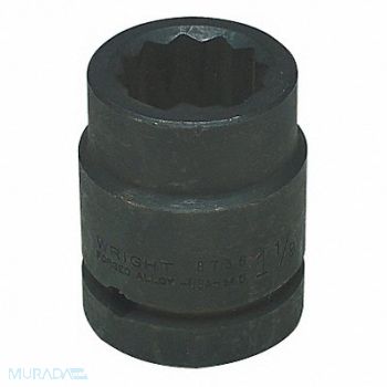 WRIGHT TOOL Impct Skt Steel Blk Oxd 1 5/8 in, 29AN96