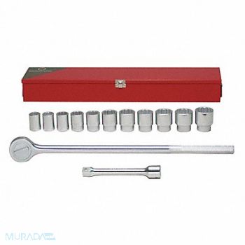 WRIGHT TOOL Skt Wrch St Chrm 12Pt 7/8 - 1 5/8 in, 29AT72