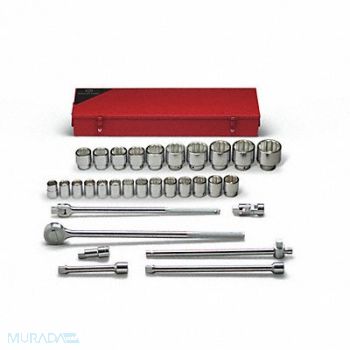 WRIGHT TOOL Skt Wrch St Chrm 12Pt 19 - 60 mm, 29AT76