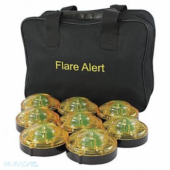 FLAREALERT H5598 LED Road Flare Kit 0.5 Watt Yellow, 29DX82