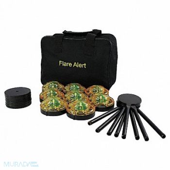 FLAREALERT H5595 LED Road Flare Kit 1 Watt Yellow, 29DY01