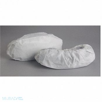 ALPHA PROTECH Shoe Covers L White PK200, 29DZ73
