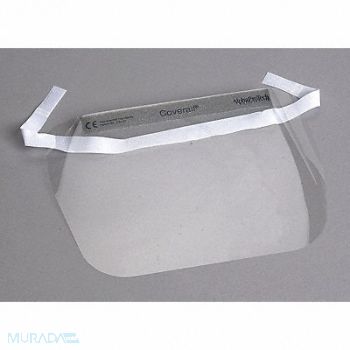 ALPHA PROTECH Disposable Faceshield Assembly Clr PK100, 29DZ82