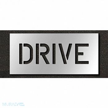 RAE Pavement Stencil Drive 6 in, 29EK53