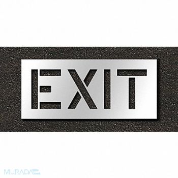 RAE Pavement Stencil Exit 12 in, 29EL26