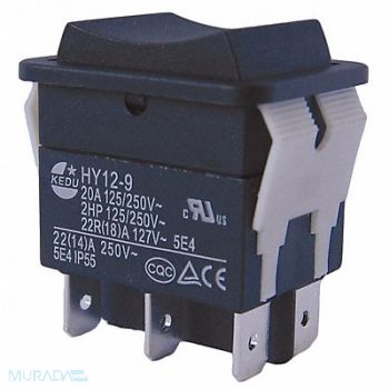 POWER FIRST Rocker Switch DPDT 6 Connections, 29FG29