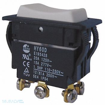 POWER FIRST Rocker Switch DPDT 6 Connections, 29FG43