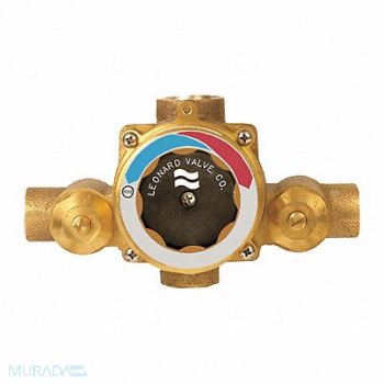 LEONARD VALVE Mixing Valve Lead Free Bronze, 29JA78