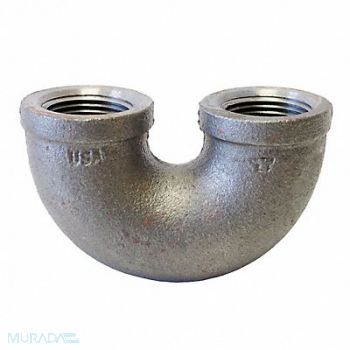 ANVIL Open Return Bend Malleable Iron 2 in, 29JD46