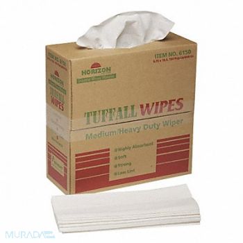 ABILITY ONE Dry Wipe 9-3/4 x 16-1/2 White, 29JL44