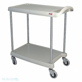METRO Utility Cart 300 lb Load Cap. 2 Shelves, 29JU27