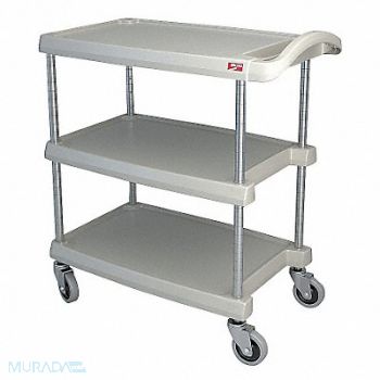 METRO Utility Cart 400 lb Load Cap. 3 Shelves, 29JU30