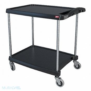 METRO Utility Cart 300 lb Load Cap. 2 Shelves, 29JU31