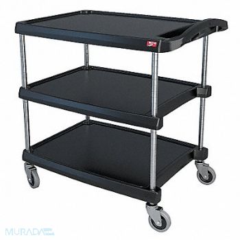 METRO Utility Cart 400 lb Load Cap. 3 Shelves, 29JU34