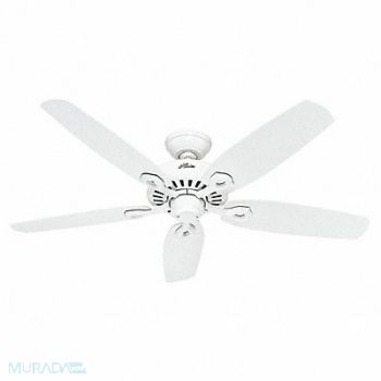 HUNTER Decratve Ceiling Fan 52 Blde Dia 3 Spds, 29NV14