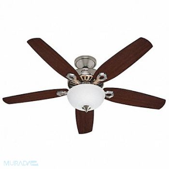 HUNTER Decratve Ceiling Fan 52 Blde Dia 3 Spds, 29NV18