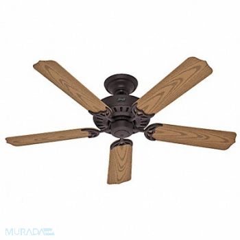 HUNTER Decratve Ceiling Fan 52 Blde Dia 3 Spds, 29NV20