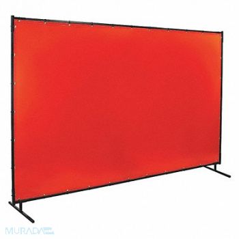 STEINER H6758 Welding Screen 6 ft H 10 ft W Orange, 29PF41