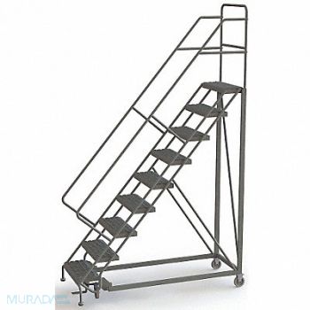 TRI-ARC Rolling Ladder 9 Steps Serrated Tread, 29RJ43